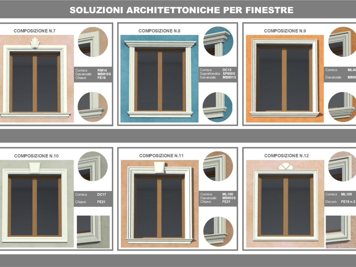 cornici decorative per esterno