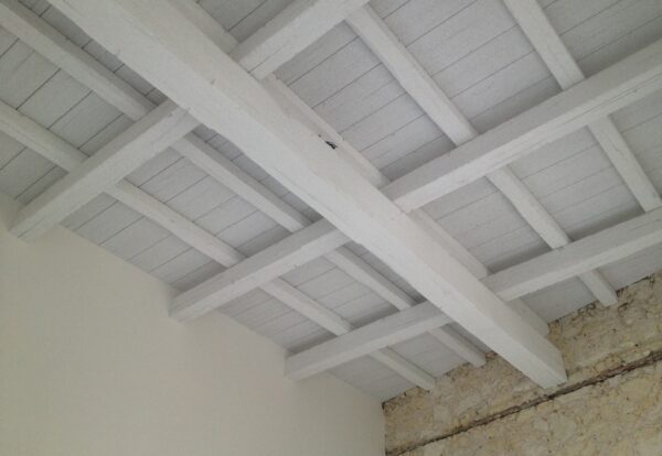 soffitti legno bianco