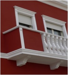 mensola-sotto balcone-in-polistirolo-Cornici per facciate-cornici per finestre-davanzali-cornicioni-marcapiani